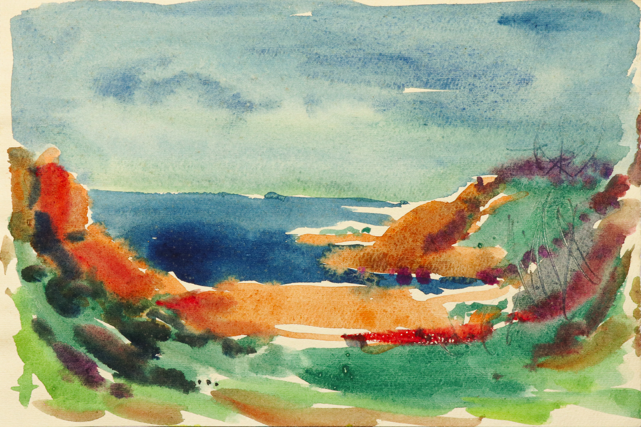 Rote Landschaft